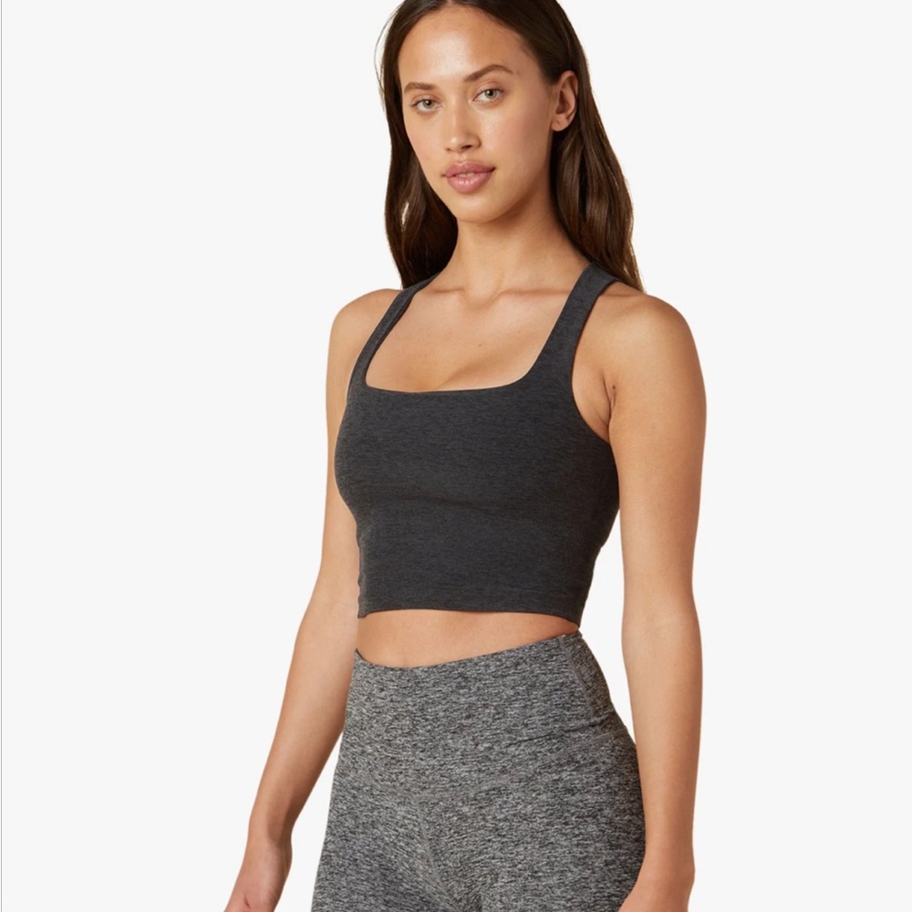 Spacedye Square Neck Cropped Tank